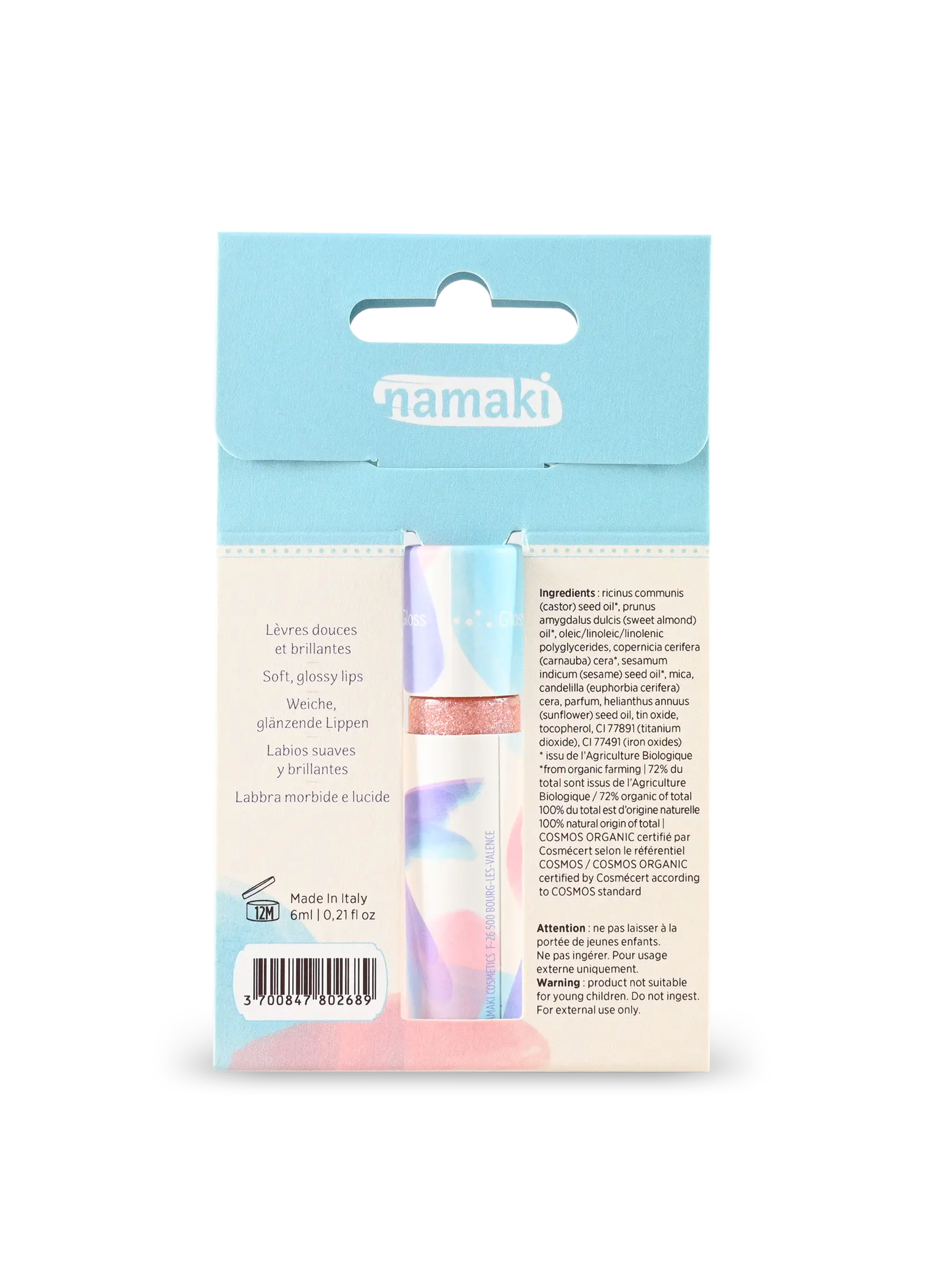 Lipgloss - Glitzer Rosa