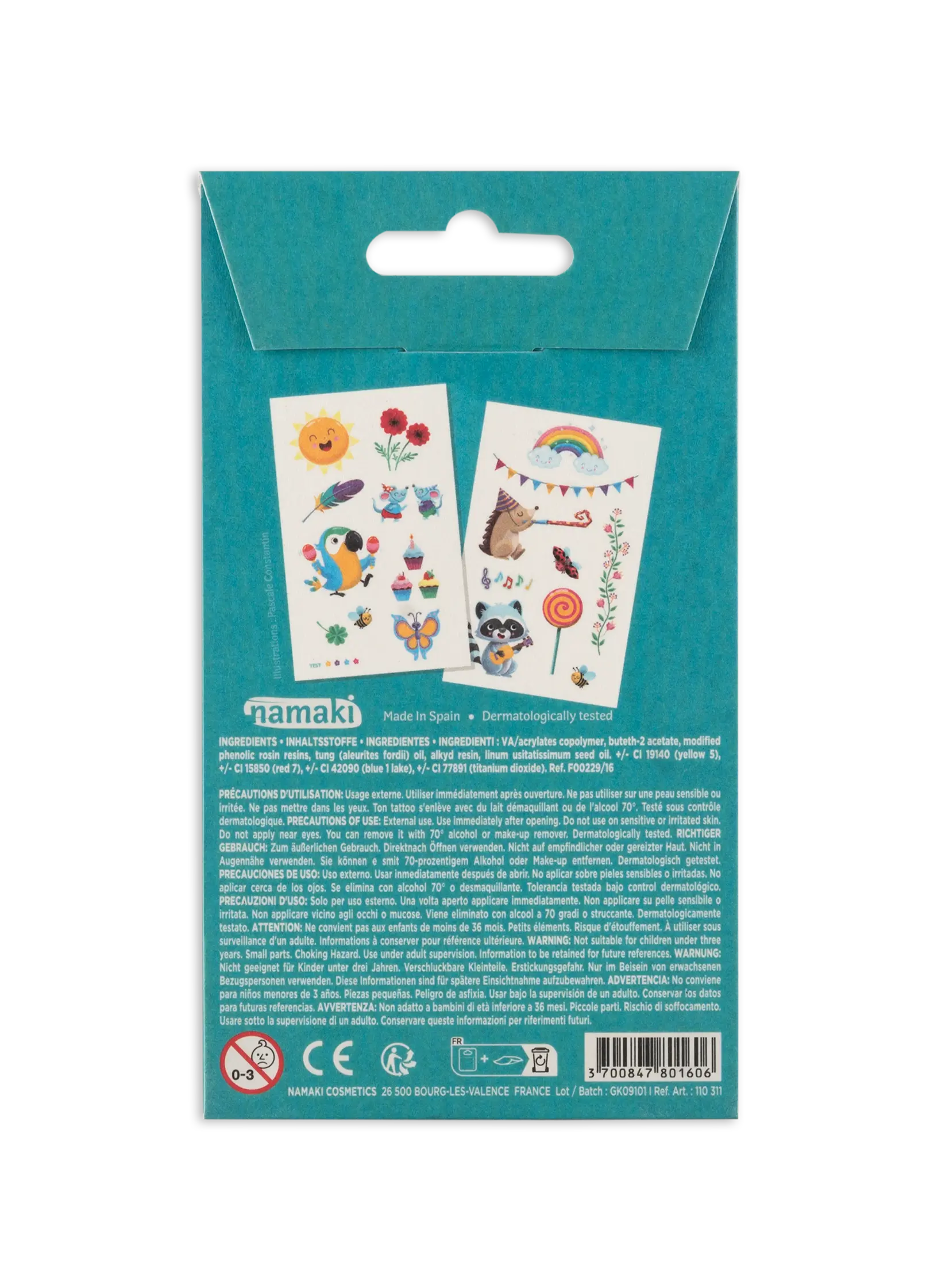 Kindertattoos - Regenbogen