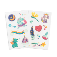 Kindertattoos - Verzauberte Welten