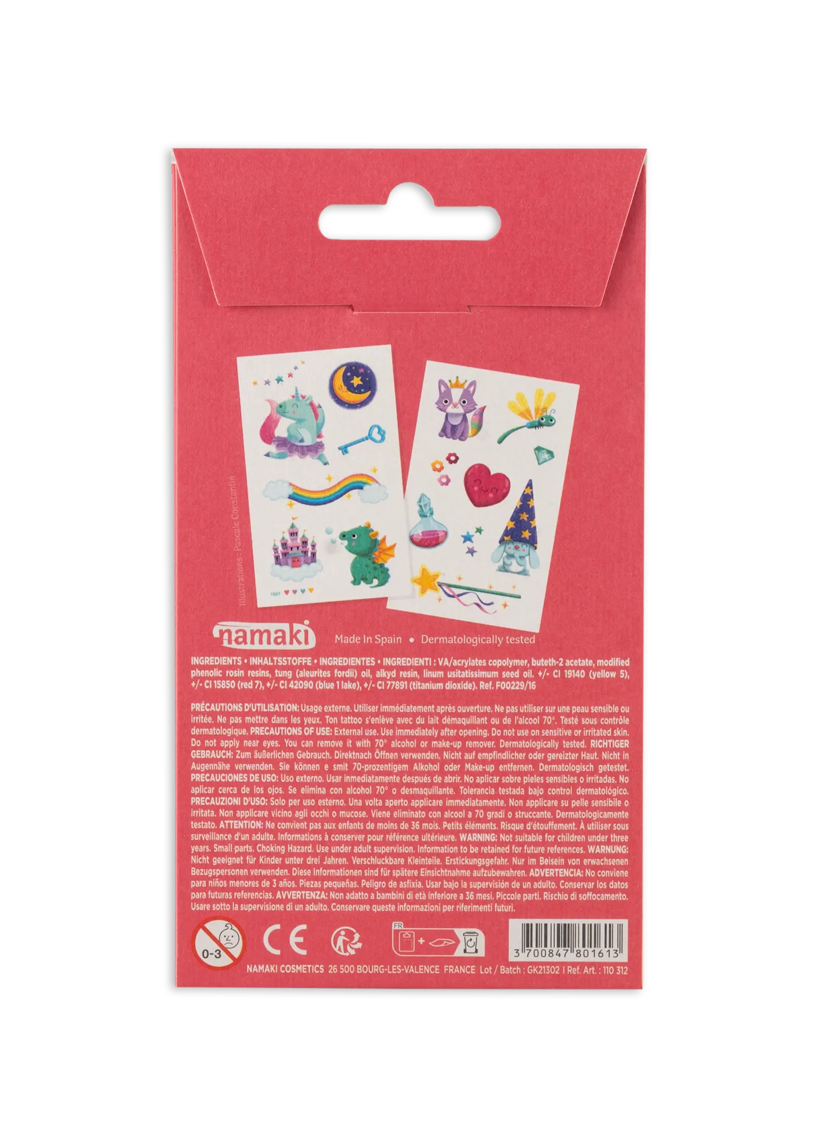 Kindertattoos - Verzauberte Welten