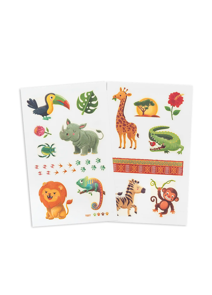 Kindertattoos - Wilde Safari