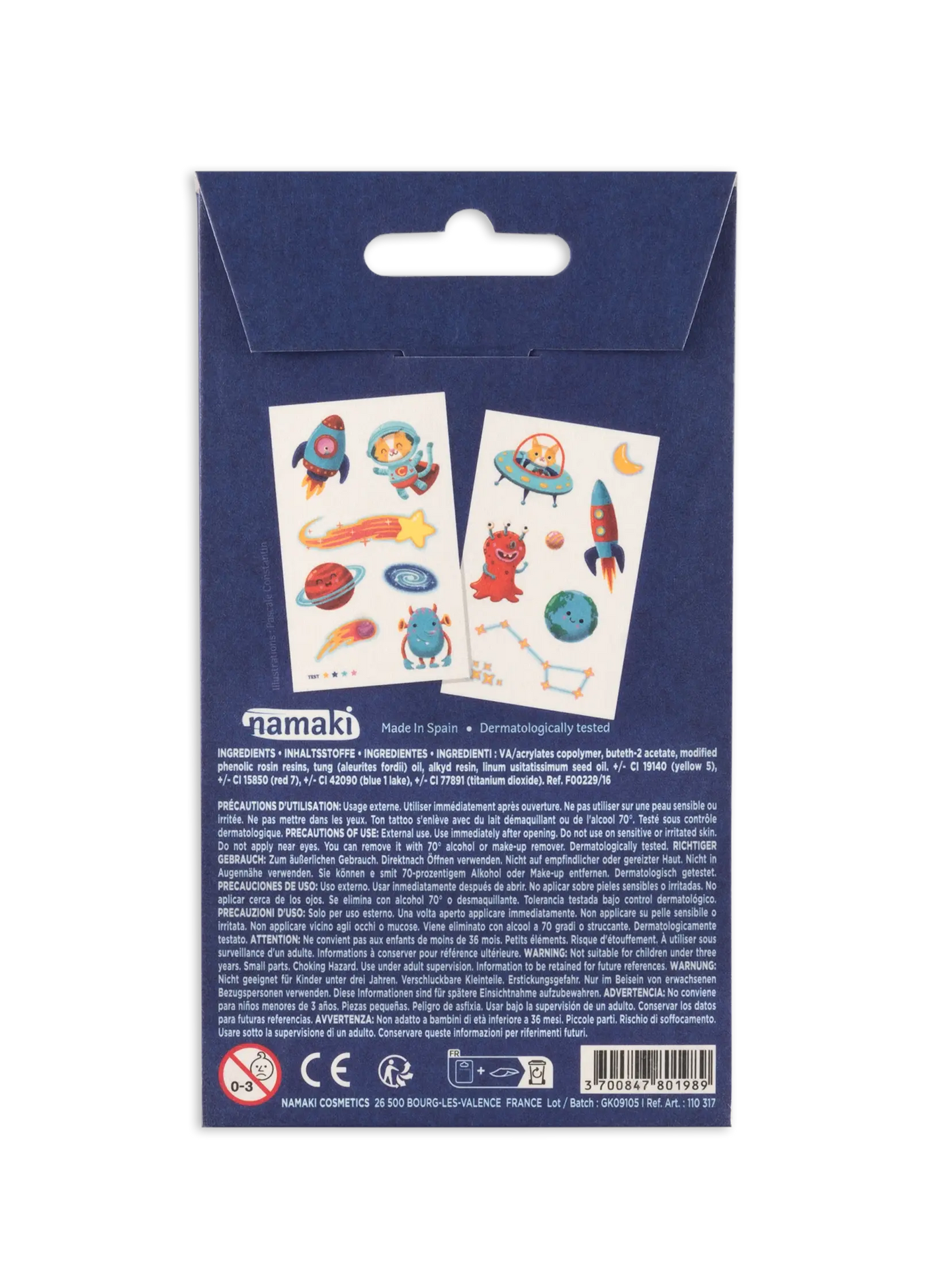 Kindertattoos - Intergalaktische Welten