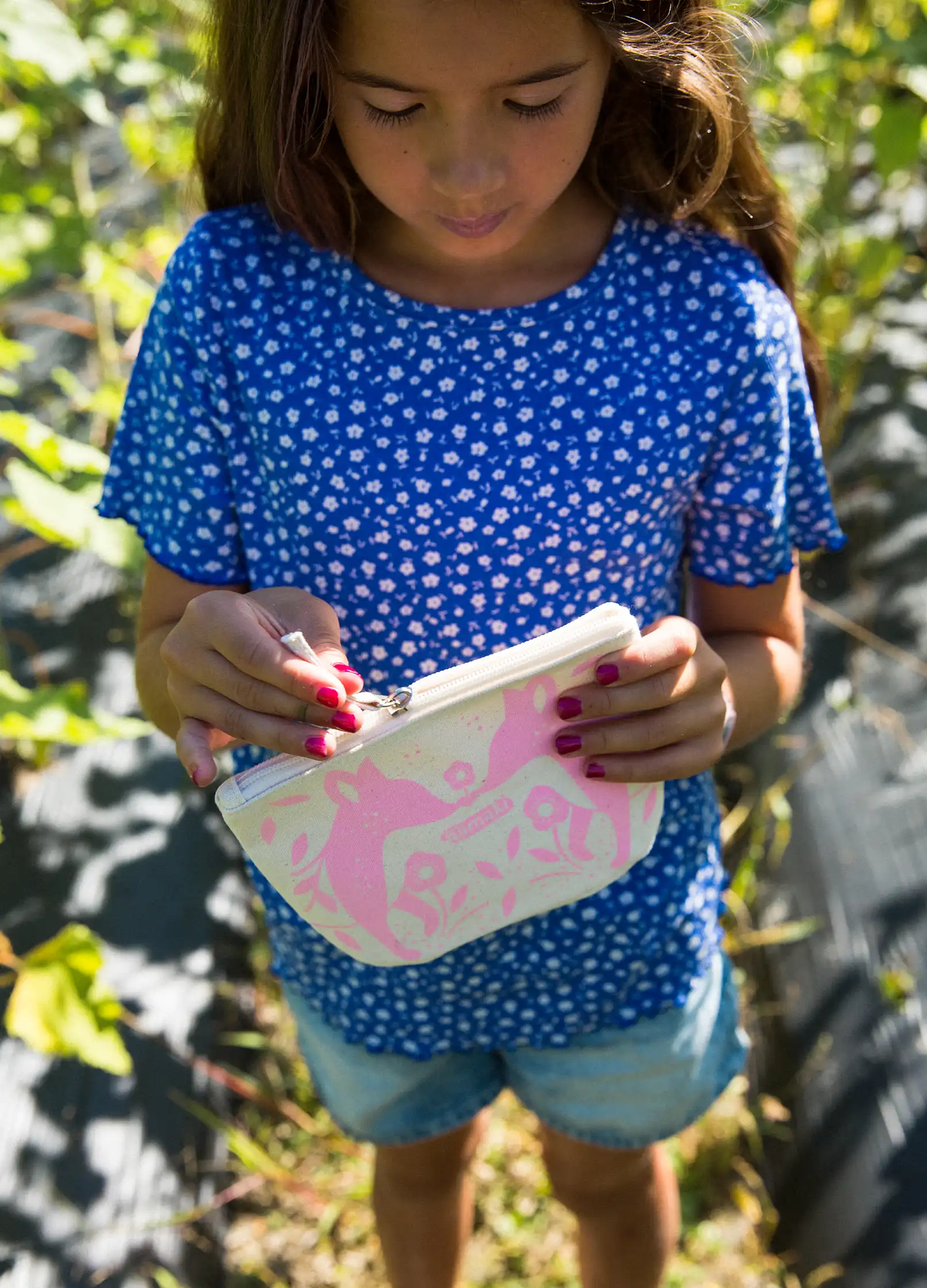 Glitzerndes Täschchen - Rosa