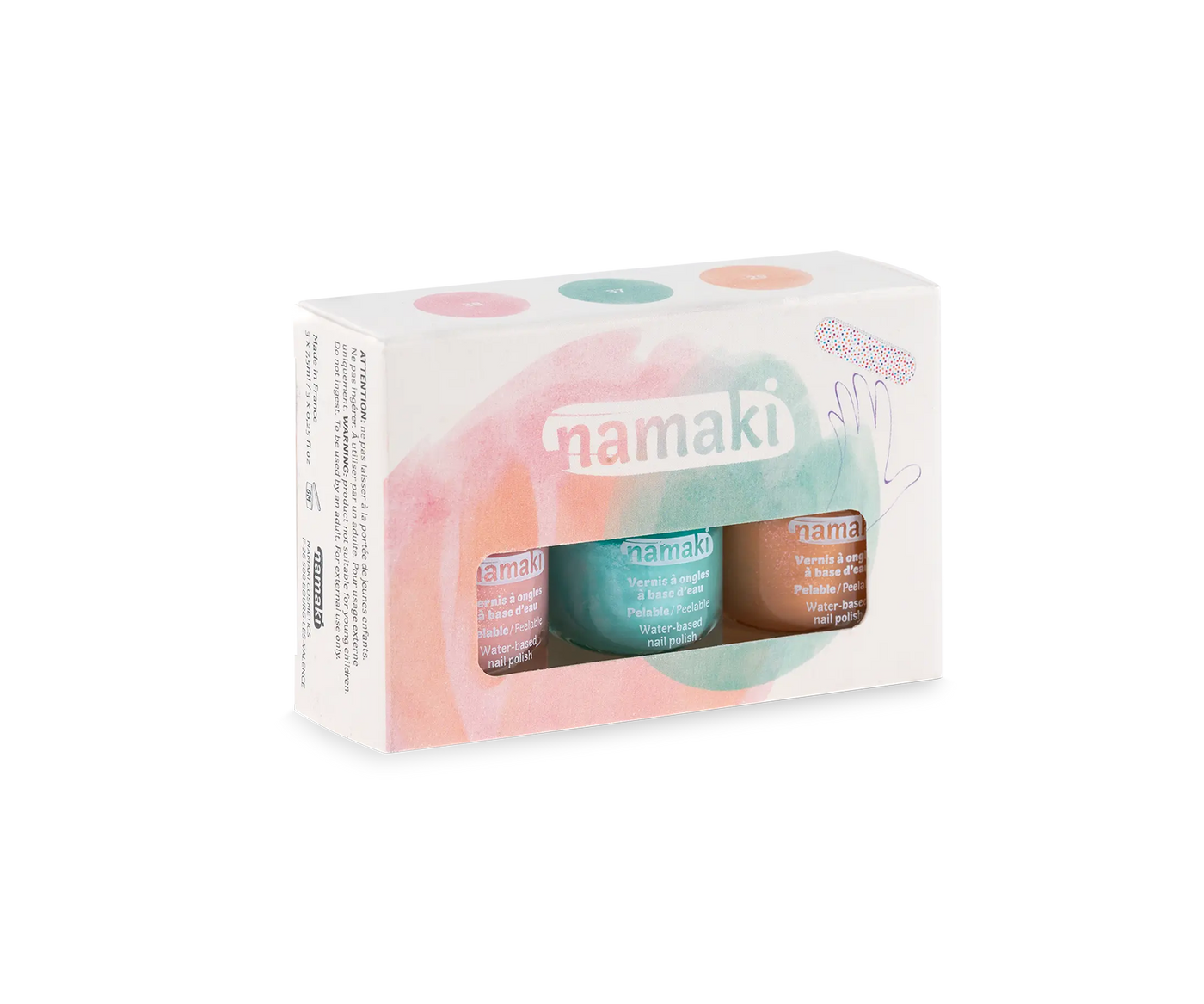 Kindernagellack 3er Set - Sommerliche Köstlichkeiten