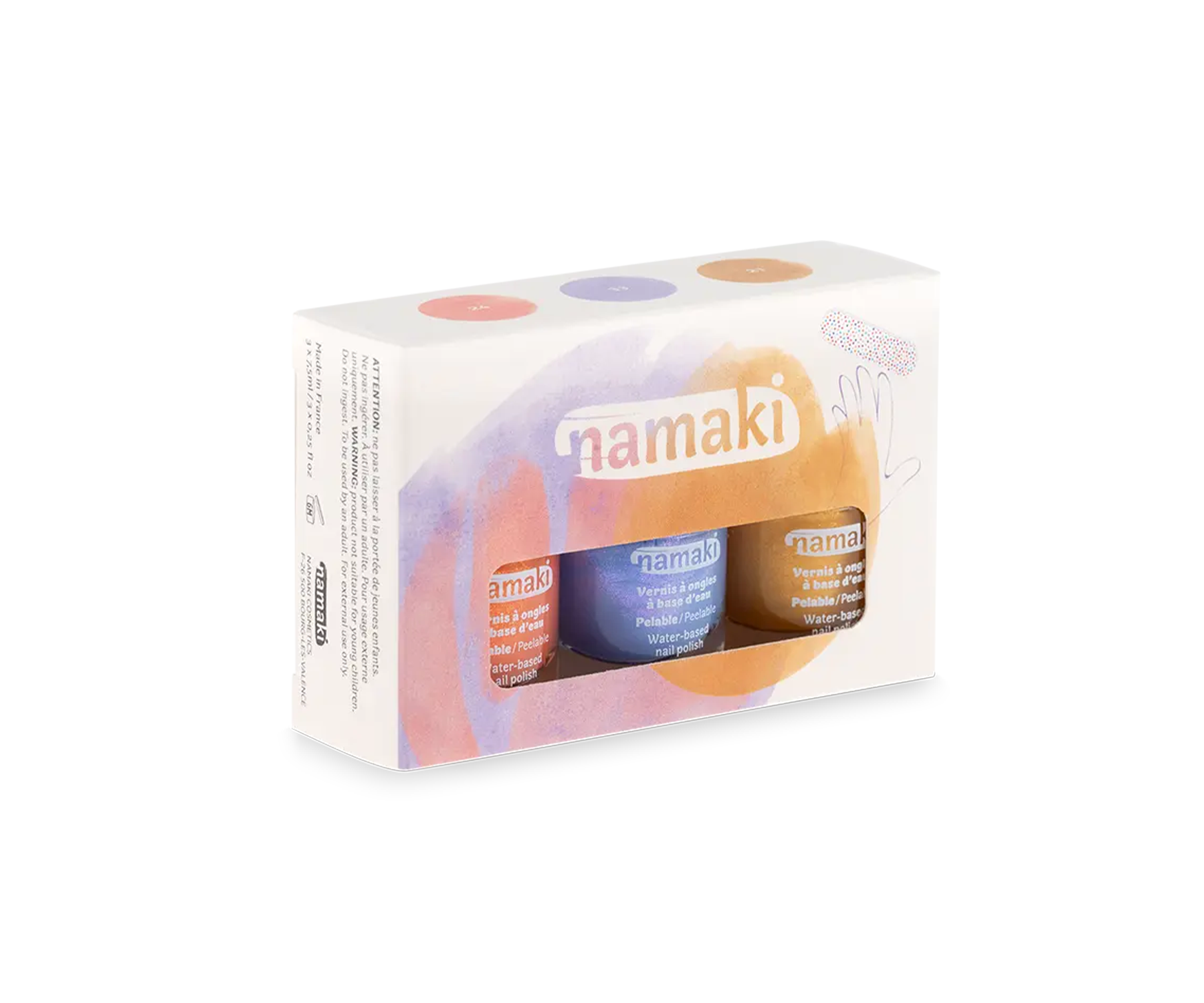 Kindernagellack 3er Set - Sonnenuntergang