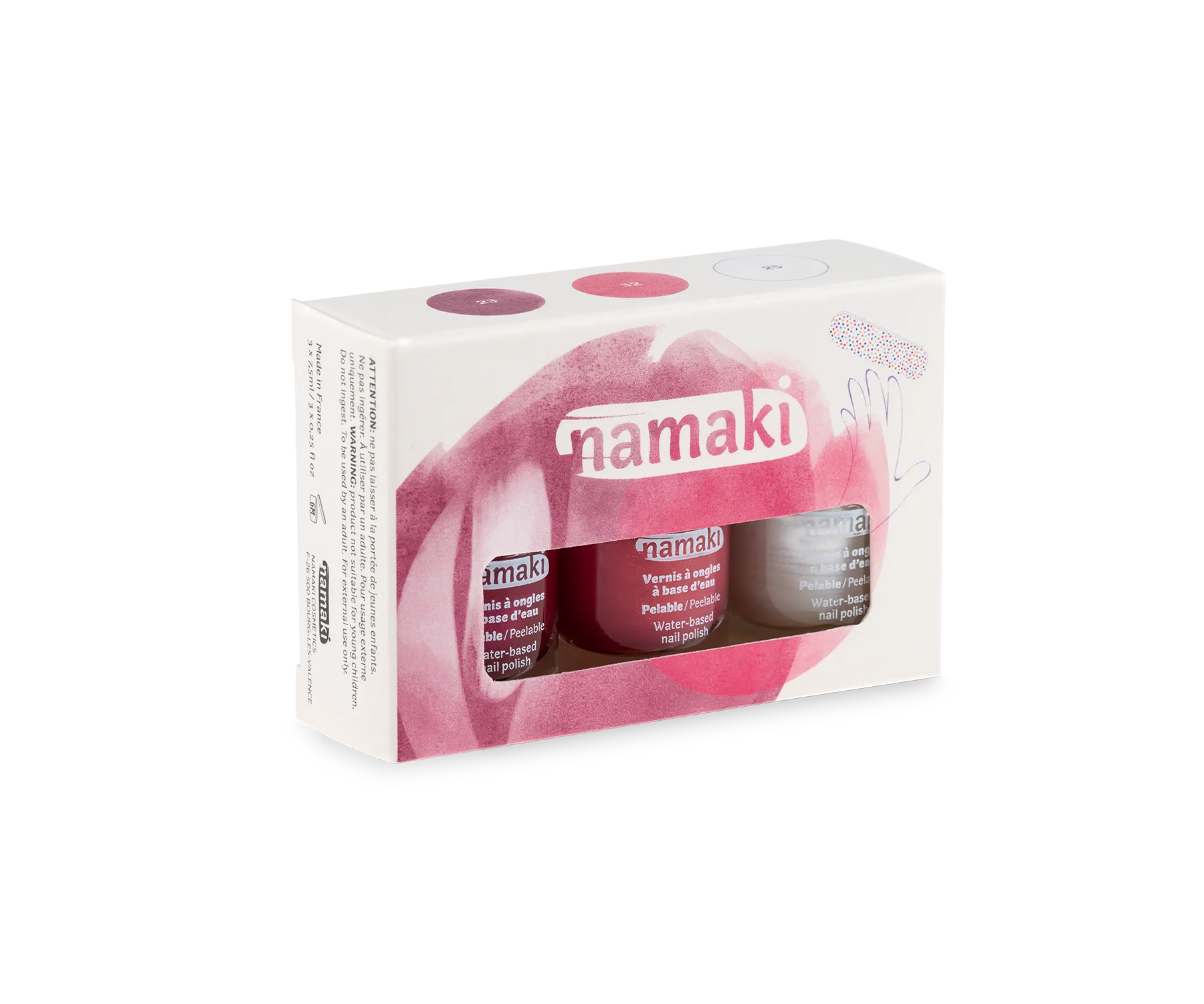 Kindernagellack 3er Set - Fruchtsorbet