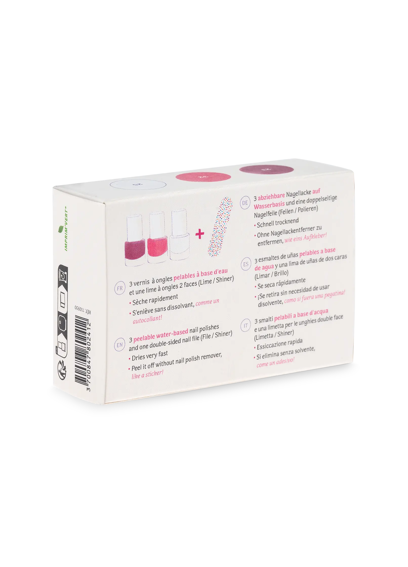 Kindernagellack 3er Set - Fruchtsorbet