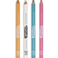 Feine Schminkstifte für Kinder - Gelb, Rosa, Türkis, Weiß