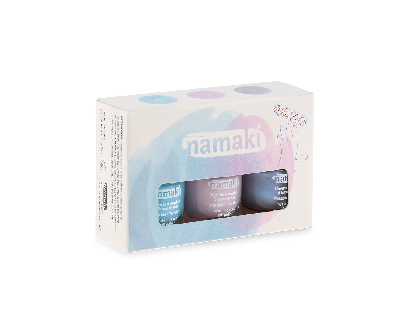 Kindernagellack 3er Set - Eisfarben