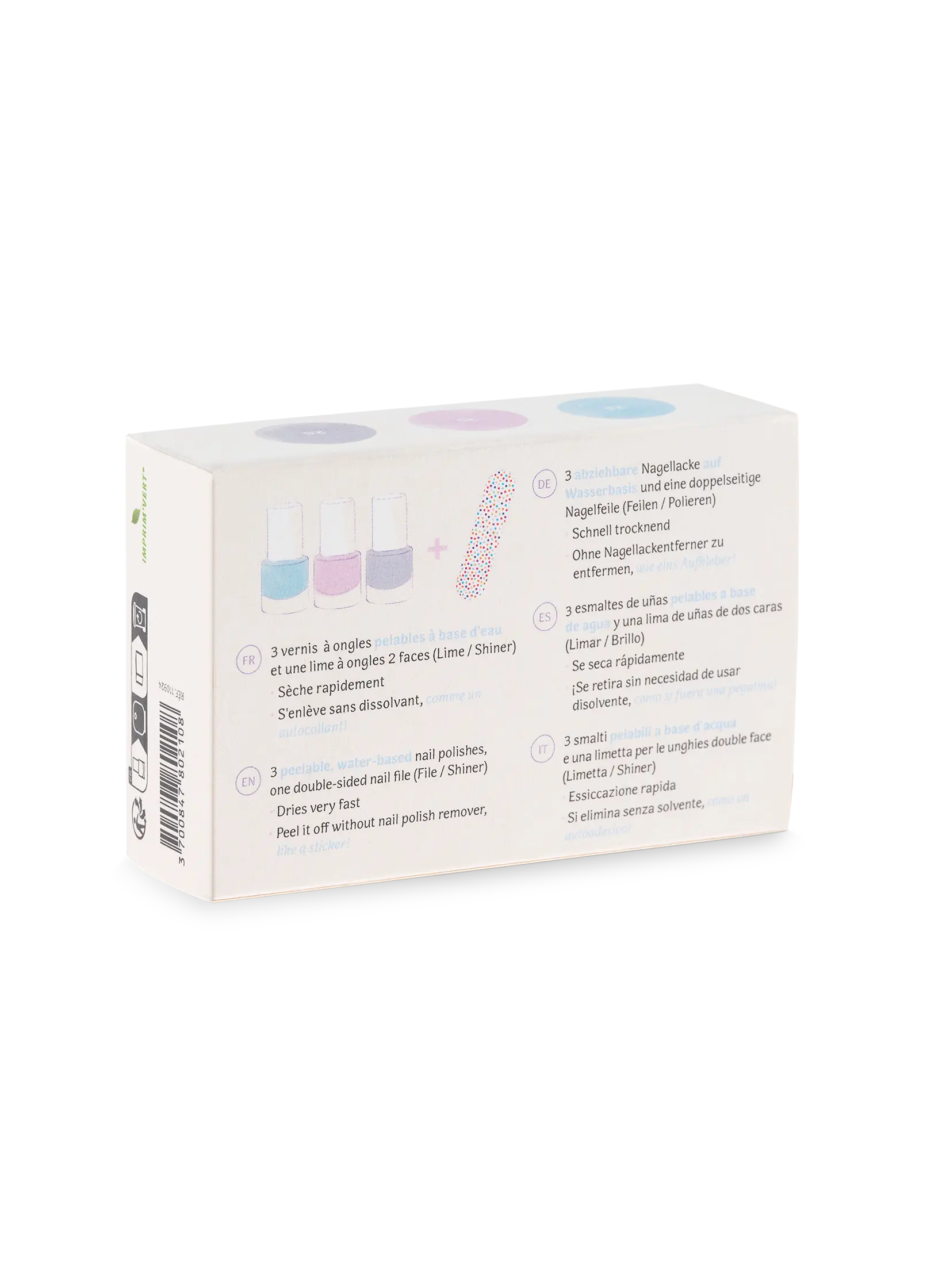 Kindernagellack 3er Set - Eisfarben