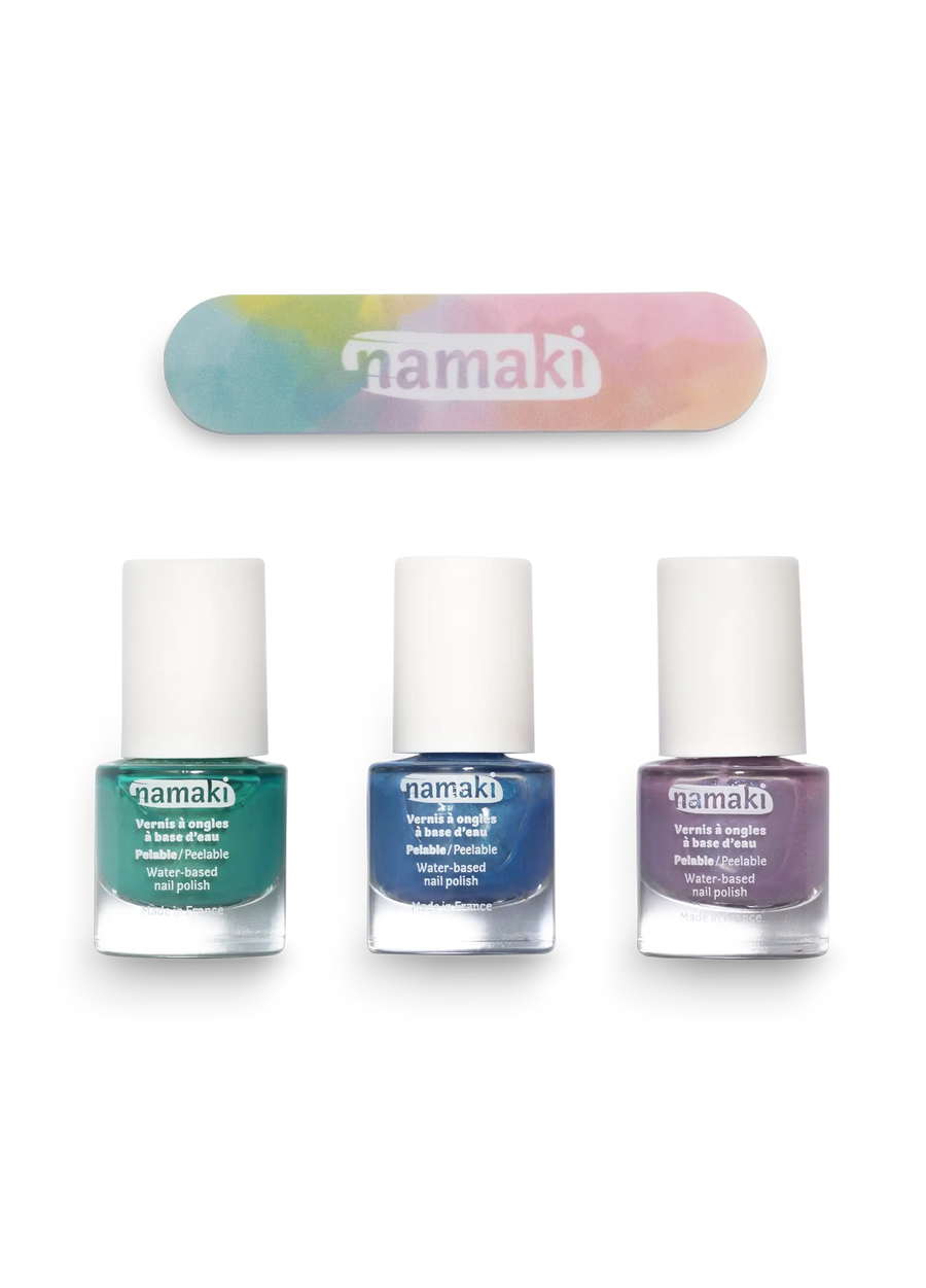 Kindernagellack 3er Set - Polarlicht