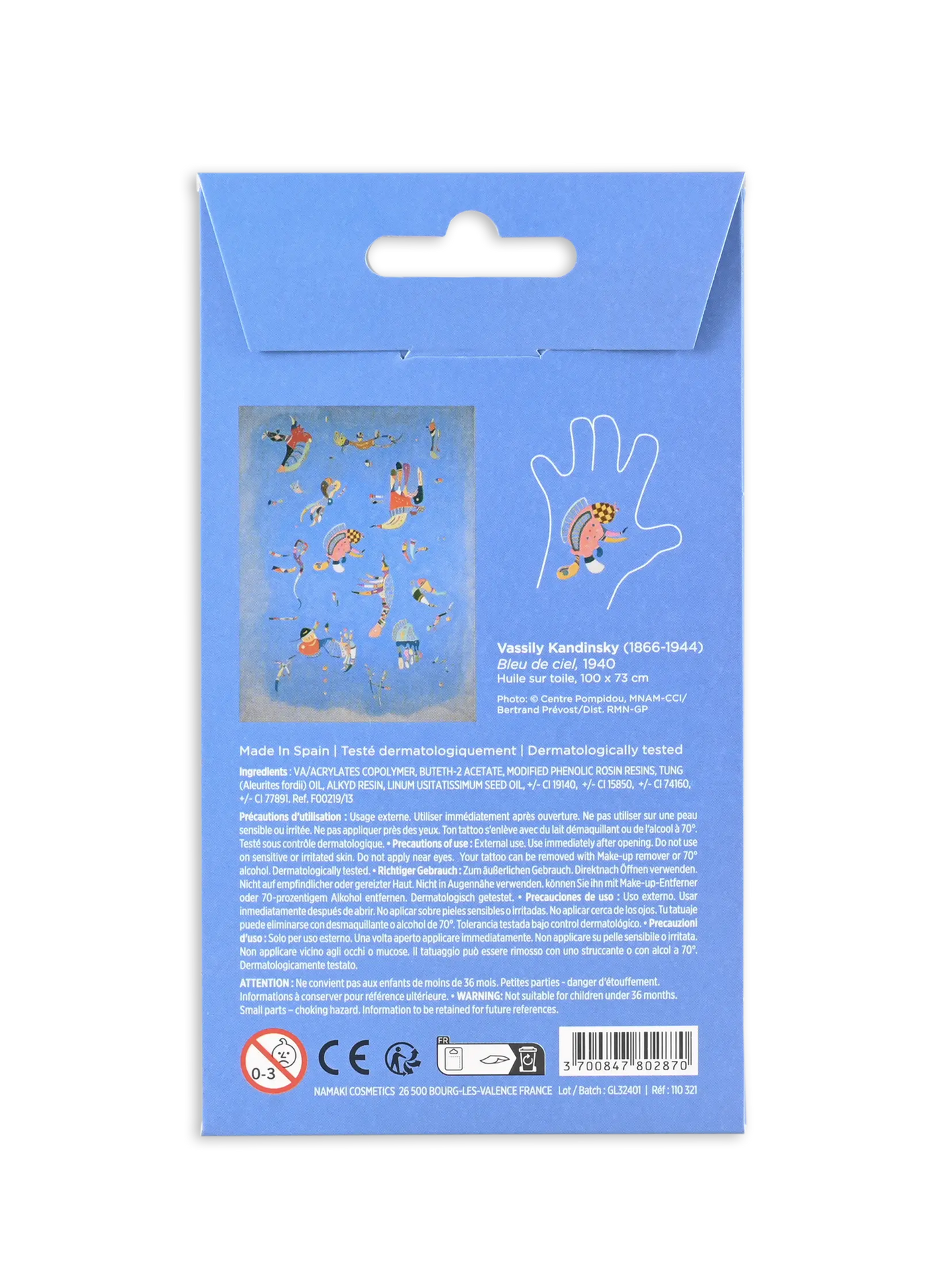 Kindertattoos - Centre Pompidou x Namaki