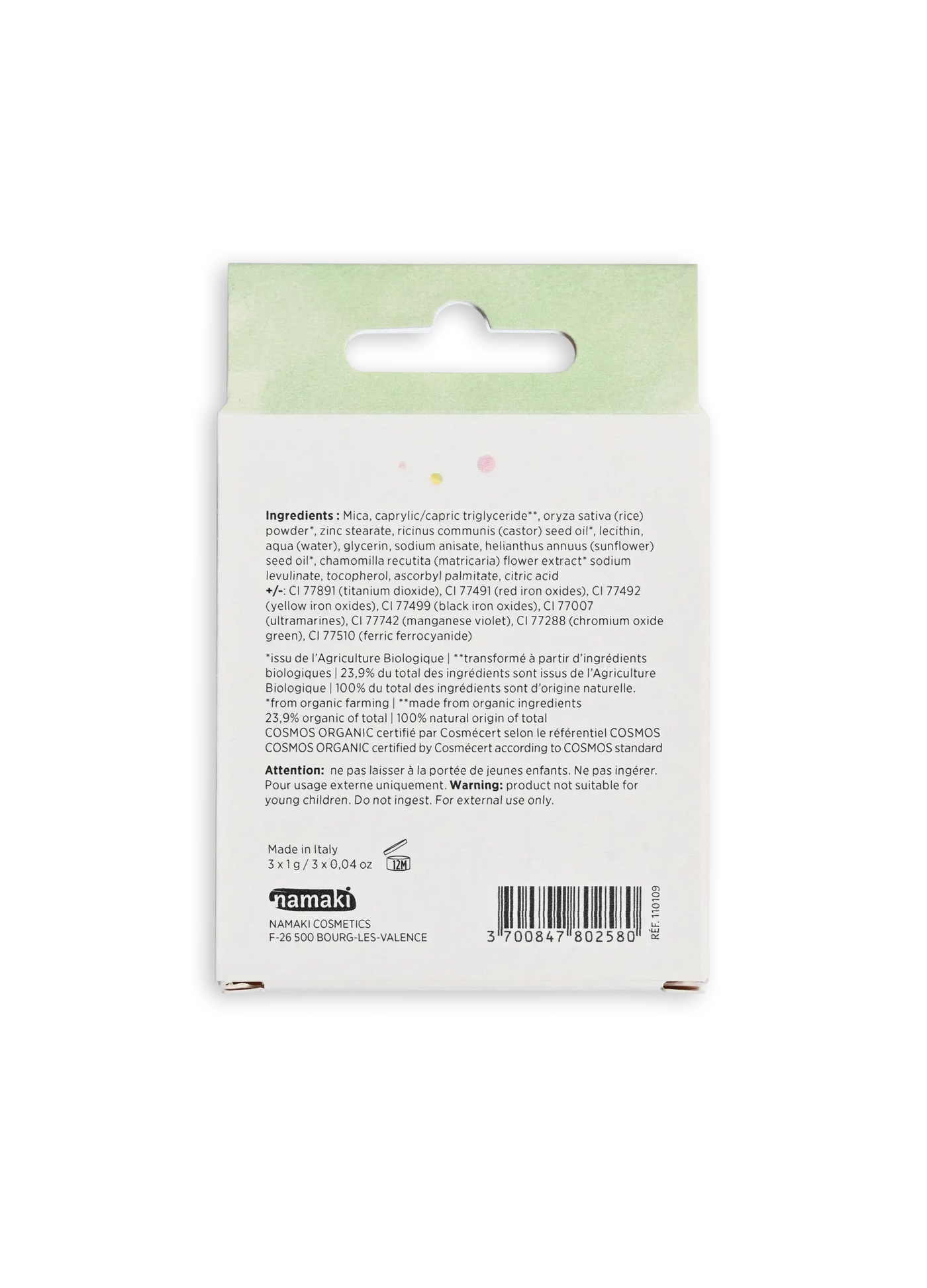 Lidschattenpalette 3 Nuancen - Frühling