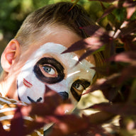 Schminkpalette für Kinder - 3 Farben, Teufel & Spinne