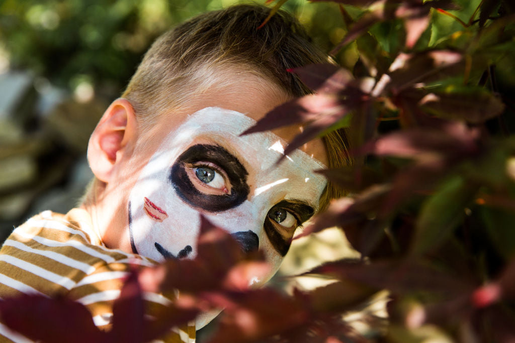 Schminkpalette für Kinder - 3 Farben, Teufel & Spinne