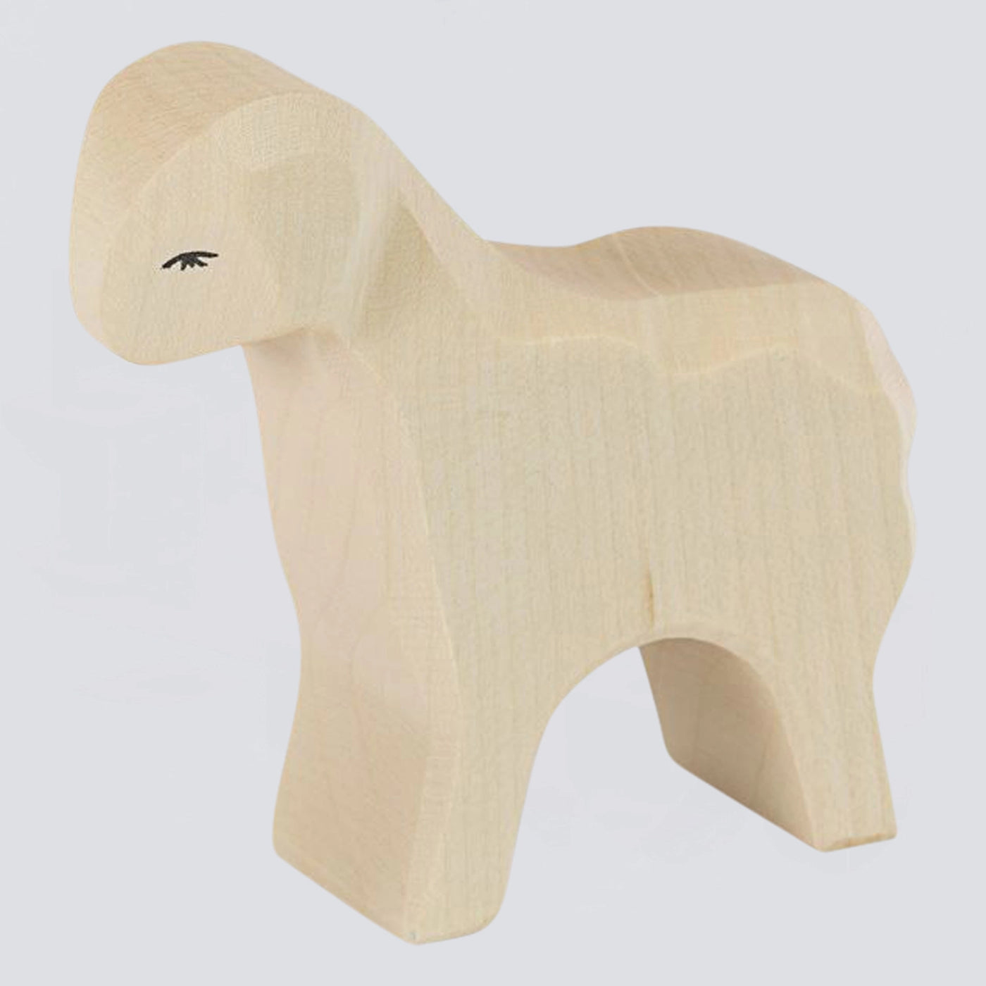 Ostheimer Holzfigur Schaf stehend