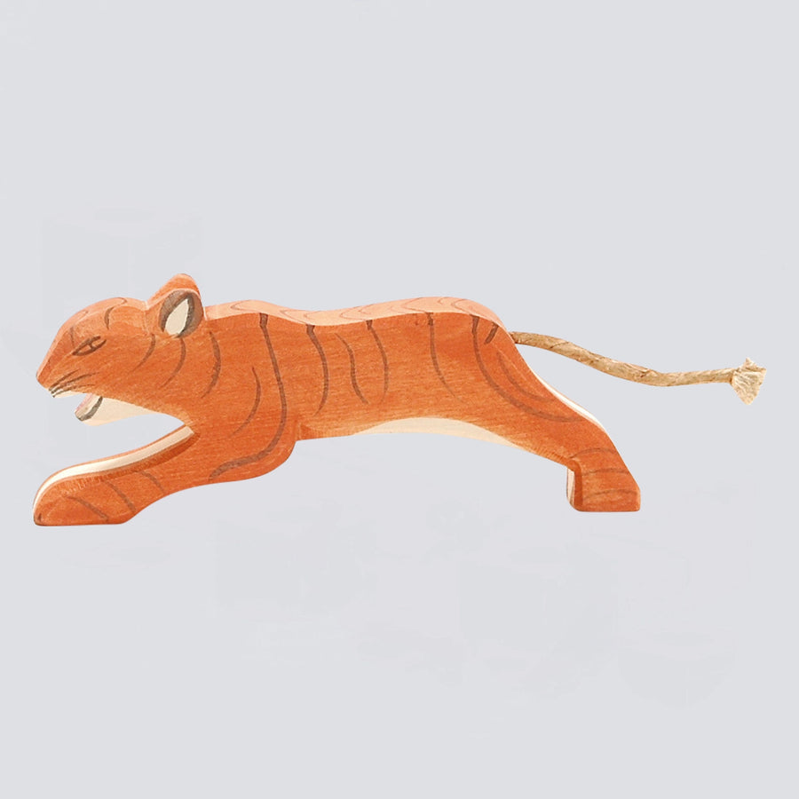 Ostheimer Holzfigur Tiger springend