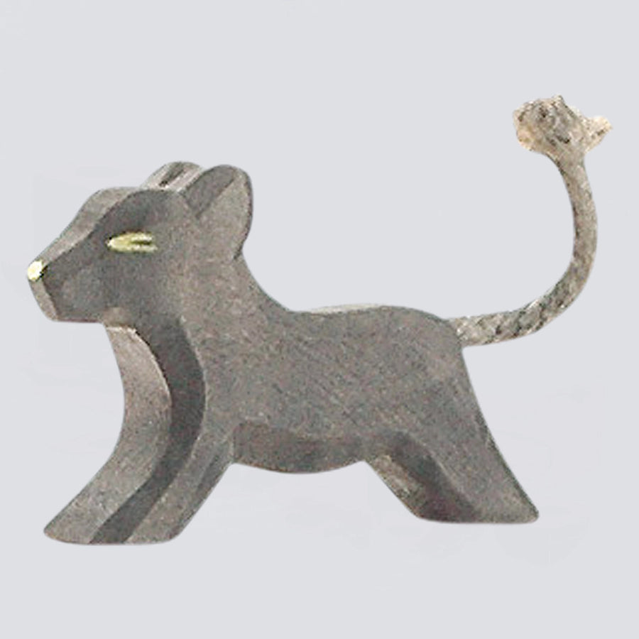 Ostheimer Holzfigur Panther klein laufend