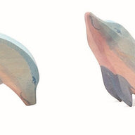 Ostheimer Holzfigur Delfin Kopf tief
