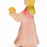 Ostheimer Holzfigur Prinzessin für Froschkönig