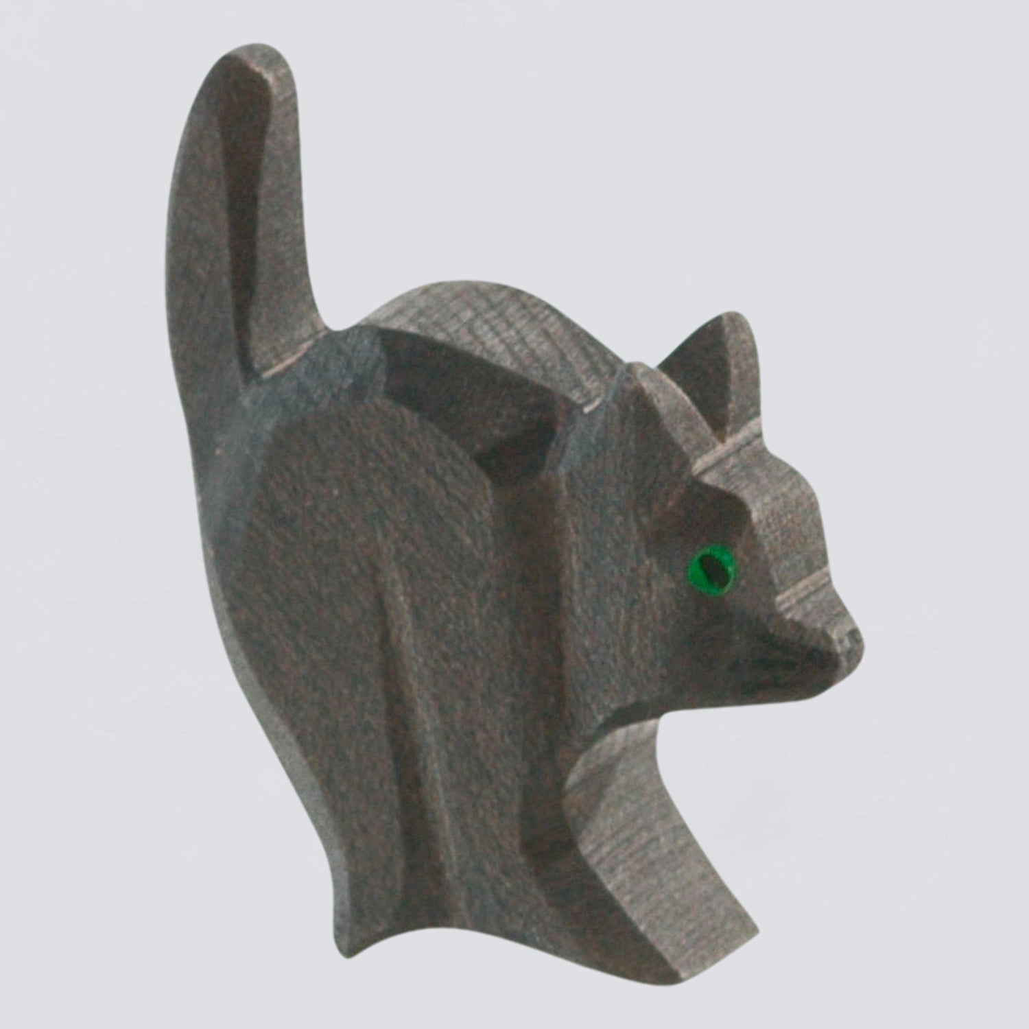 Ostheimer Holzfigur Katze für Hexe