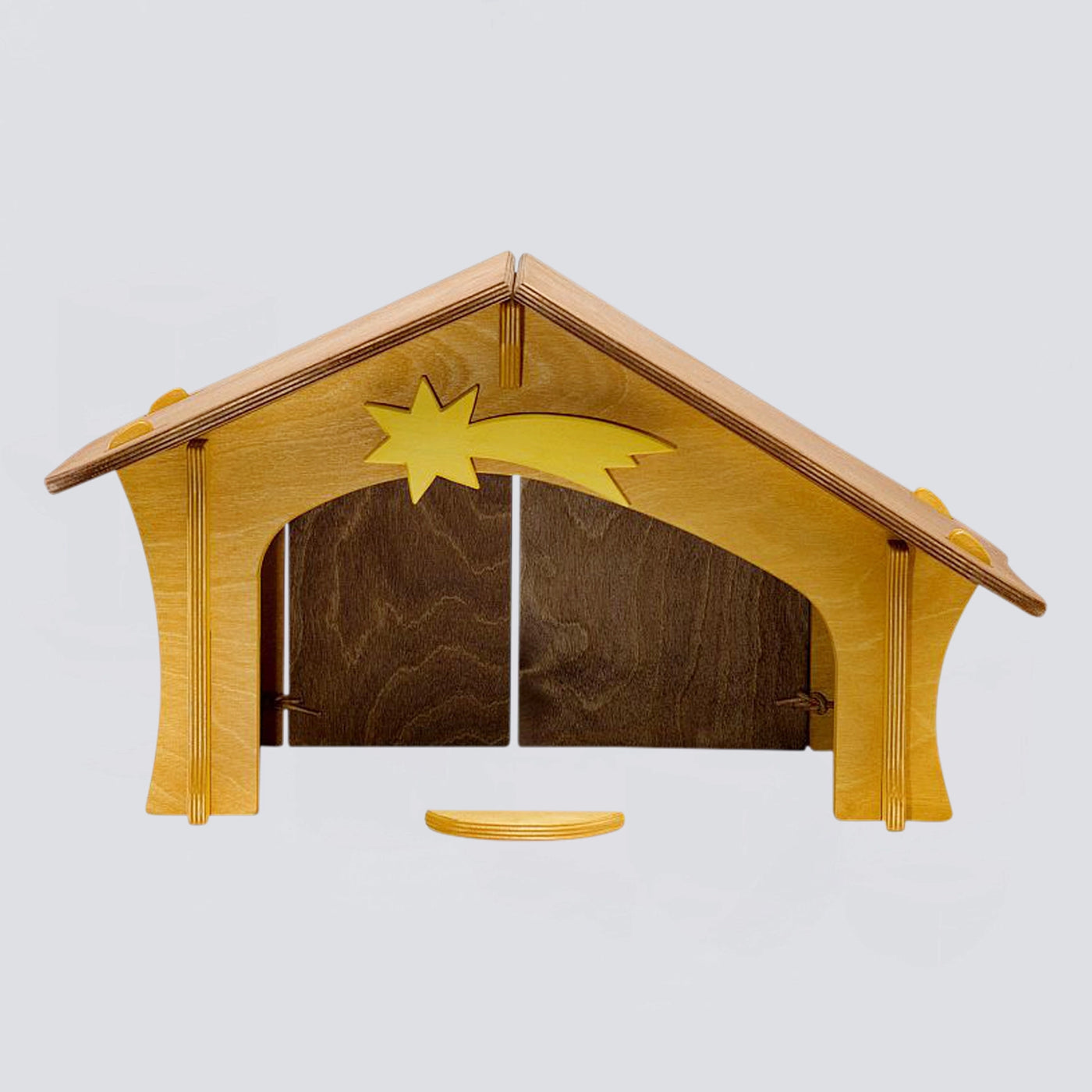 Ostheimer Krippenstall mit Stern