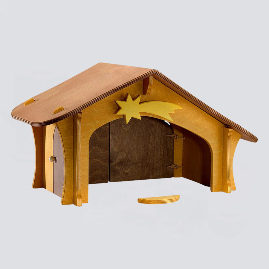 Ostheimer Krippenstall mit Stern