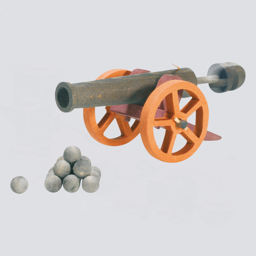 Ostheimer Kanone groß mit 10 Kugeln