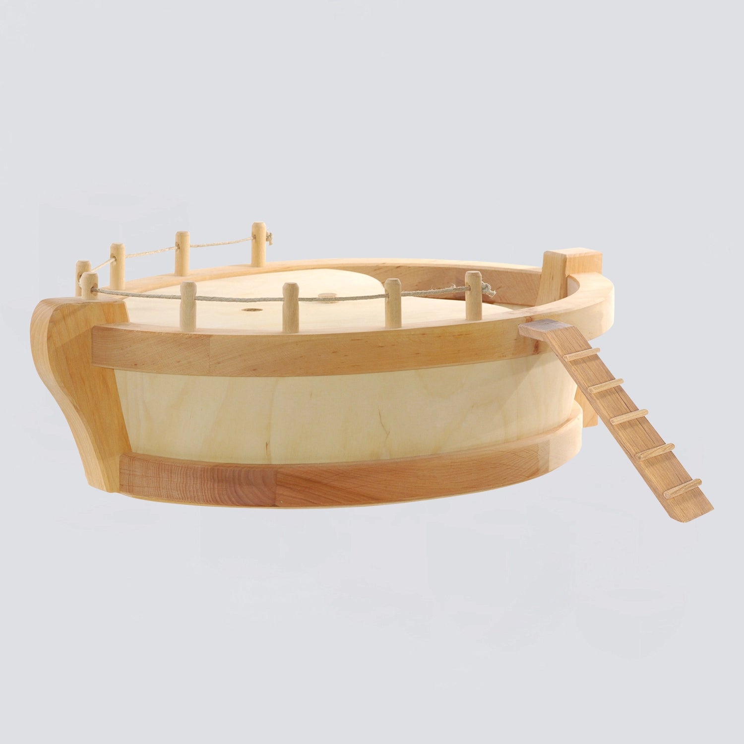 Ostheimer Schiff / Arche (Rumpf) mit Treppe