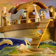 Ostheimer Schiff / Arche (Rumpf) mit Treppe