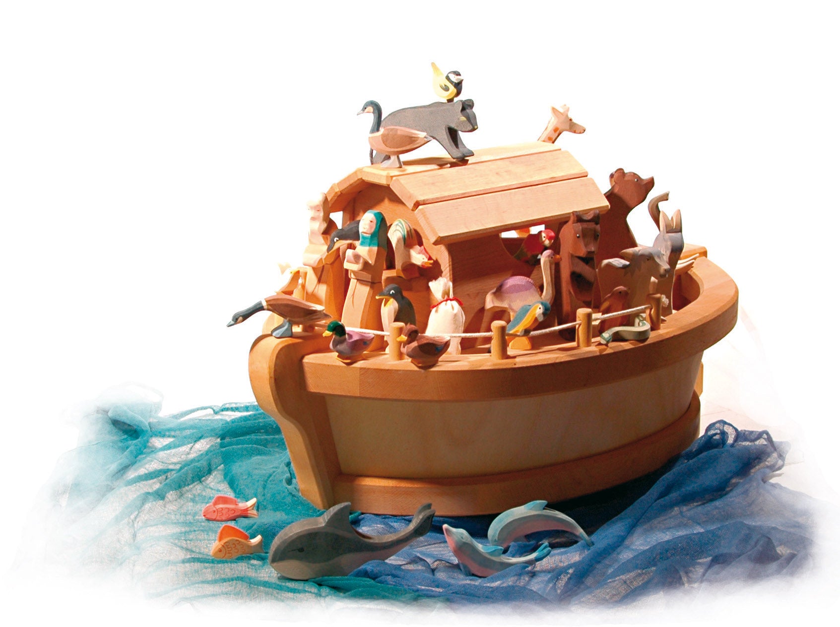 Ostheimer Schiff / Arche (Rumpf) mit Treppe