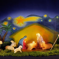 Ostheimer Krippen Set mit Diorama 11-tlg.