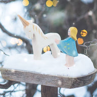 Ostheimer Holzfigur Einhorn