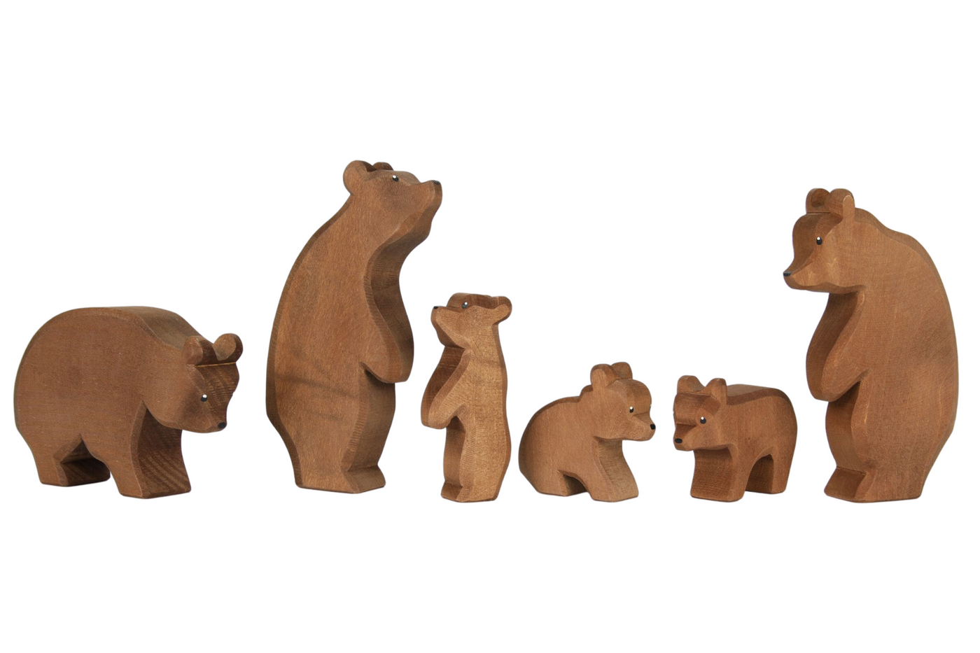 Ostheimer Holzfigur Bär klein sitzend