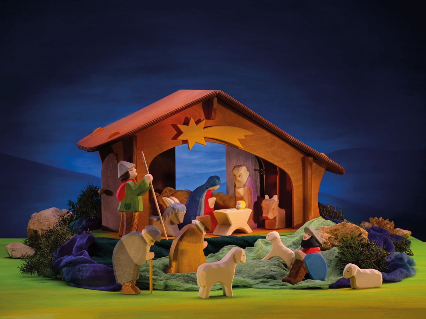 Ostheimer Krippe mit Kind