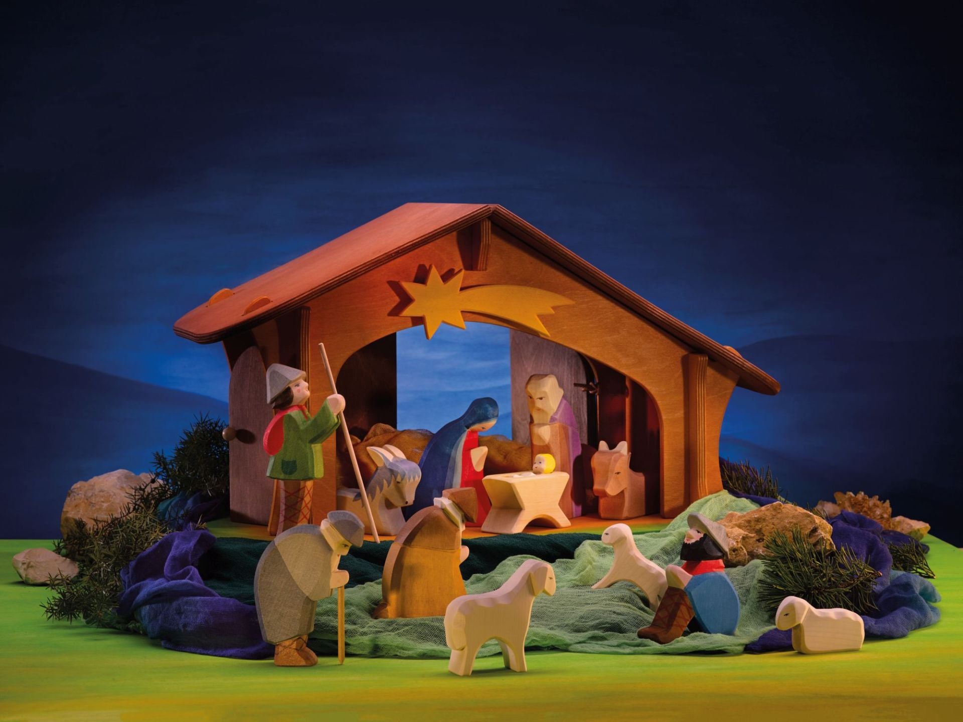 Ostheimer Krippe mit Kind