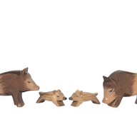 Ostheimer Holzfigur Wildschwein Keiler
