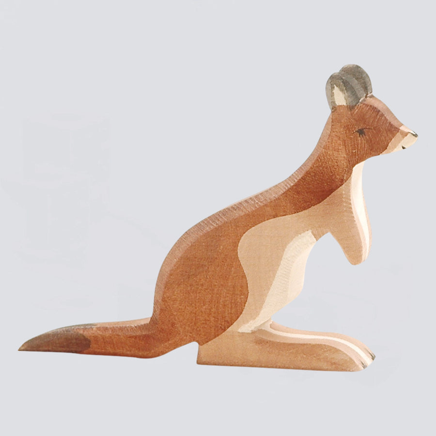 Ostheimer Holzfigur Känguru Vater