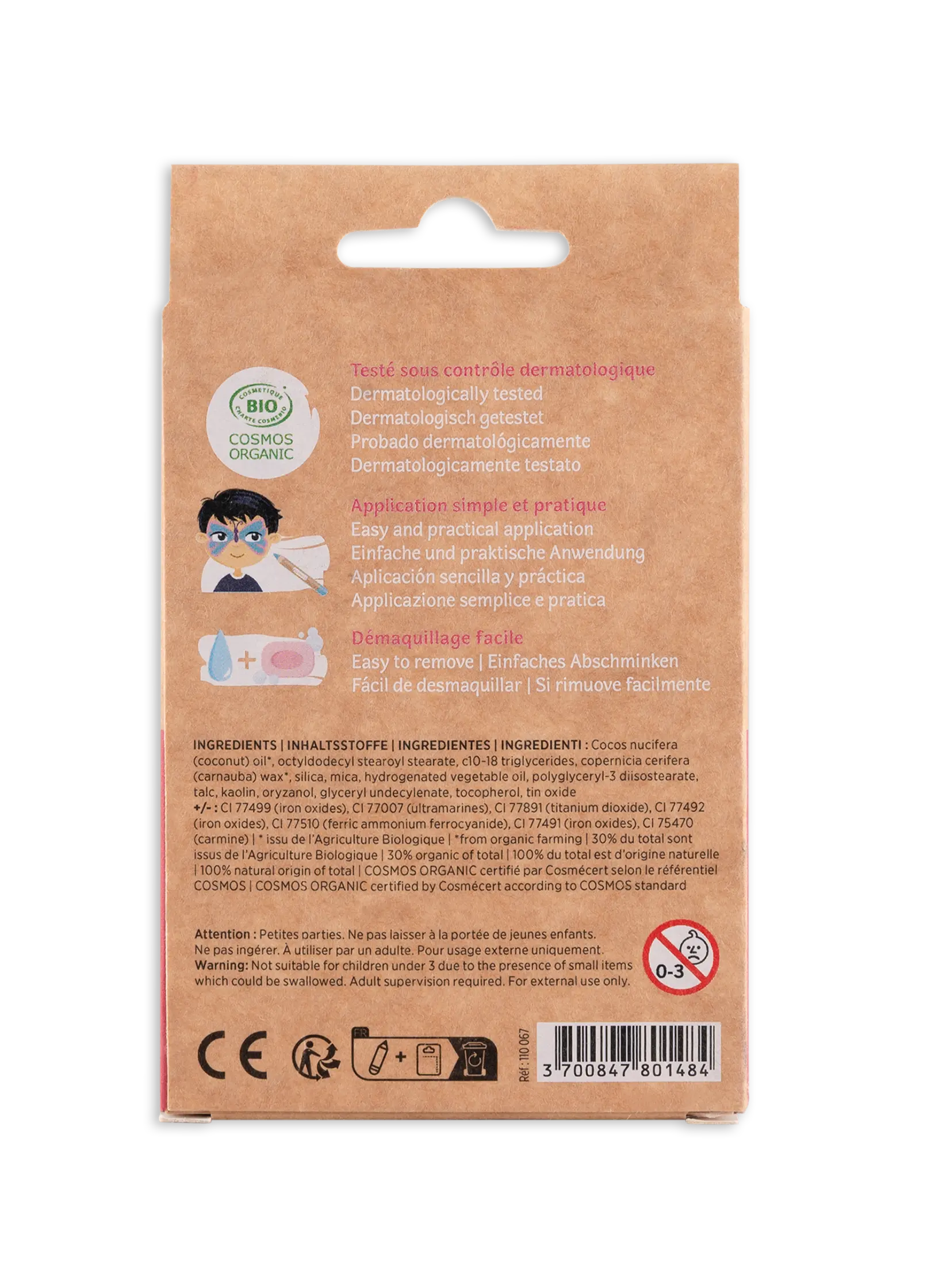 Schminkstifte für Kinder Jumbo Verzauberte Welten, 6 Farben