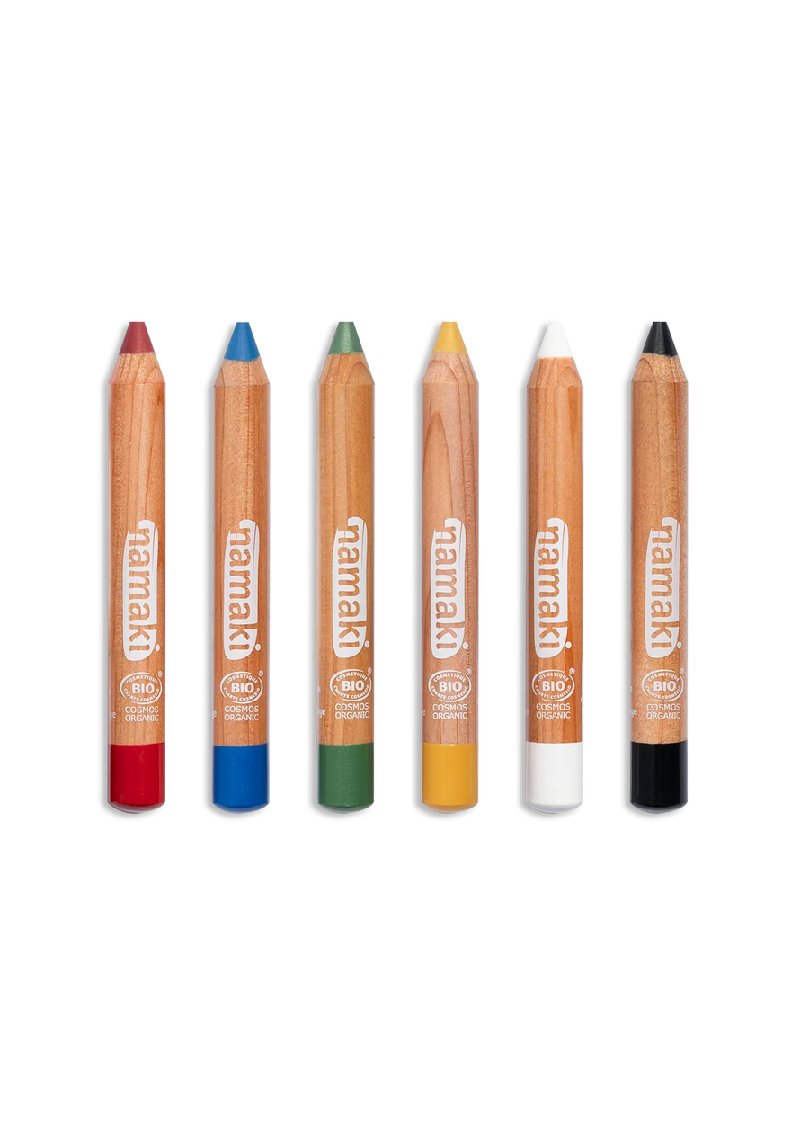 Schminkstifte für Kinder Jumbo Regenbogen, 6 Farben