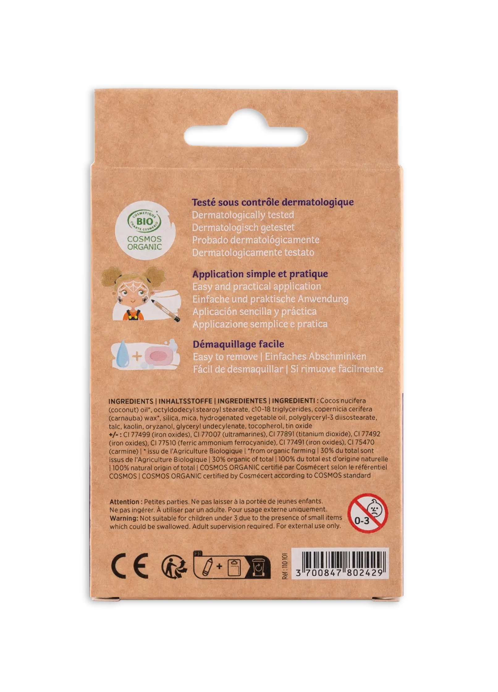 Schminkstifte für Kinder Jumbo Horrorwelten, 6 Farben