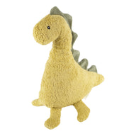 Bio-Kuscheltier Dino auf neutralem Hintergrund
