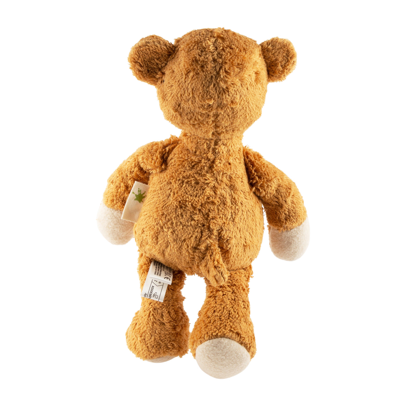 Bio-Kuscheltier Bär braun von hinten