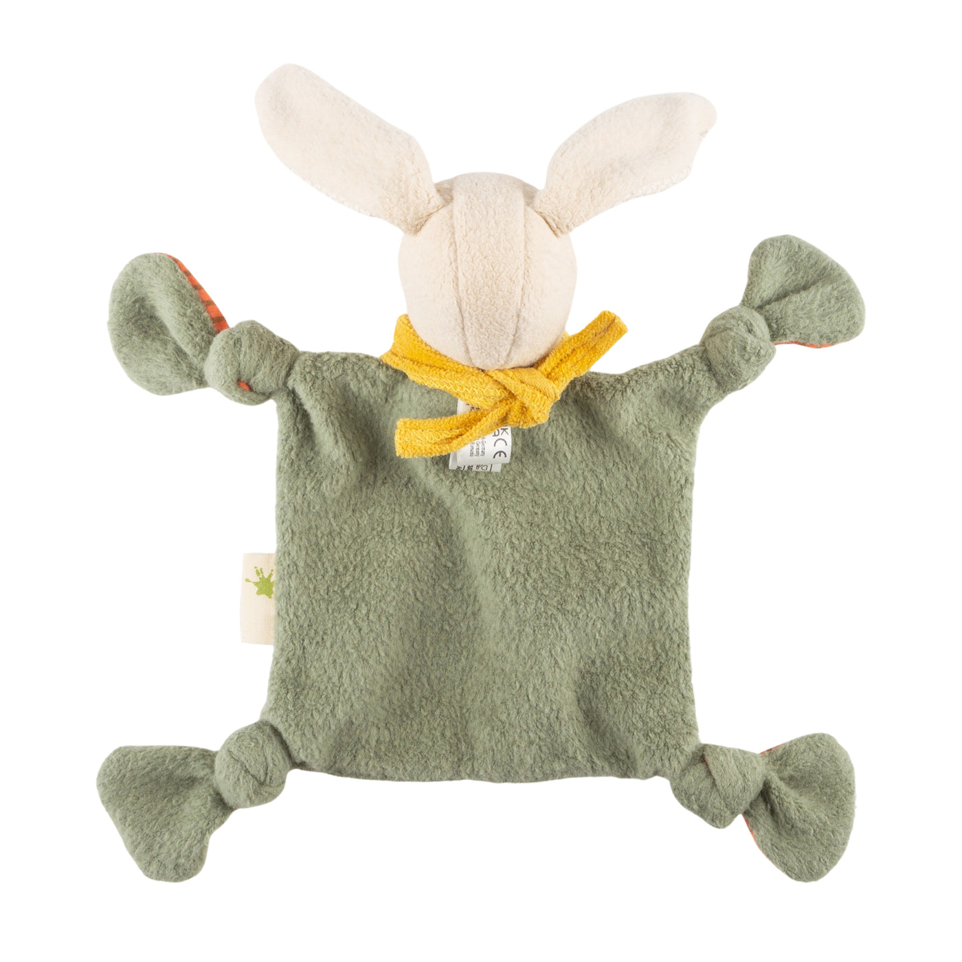 Bio-Schnuffeltuch Hase beige umgedreht