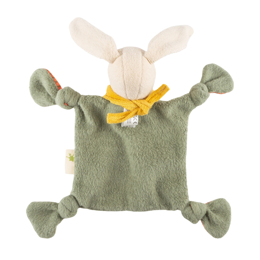 Bio-Schnuffeltuch Hase beige umgedreht