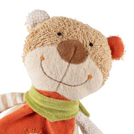 Bio-Schnuffeltuch Bär Nahaufnahme Kopf
