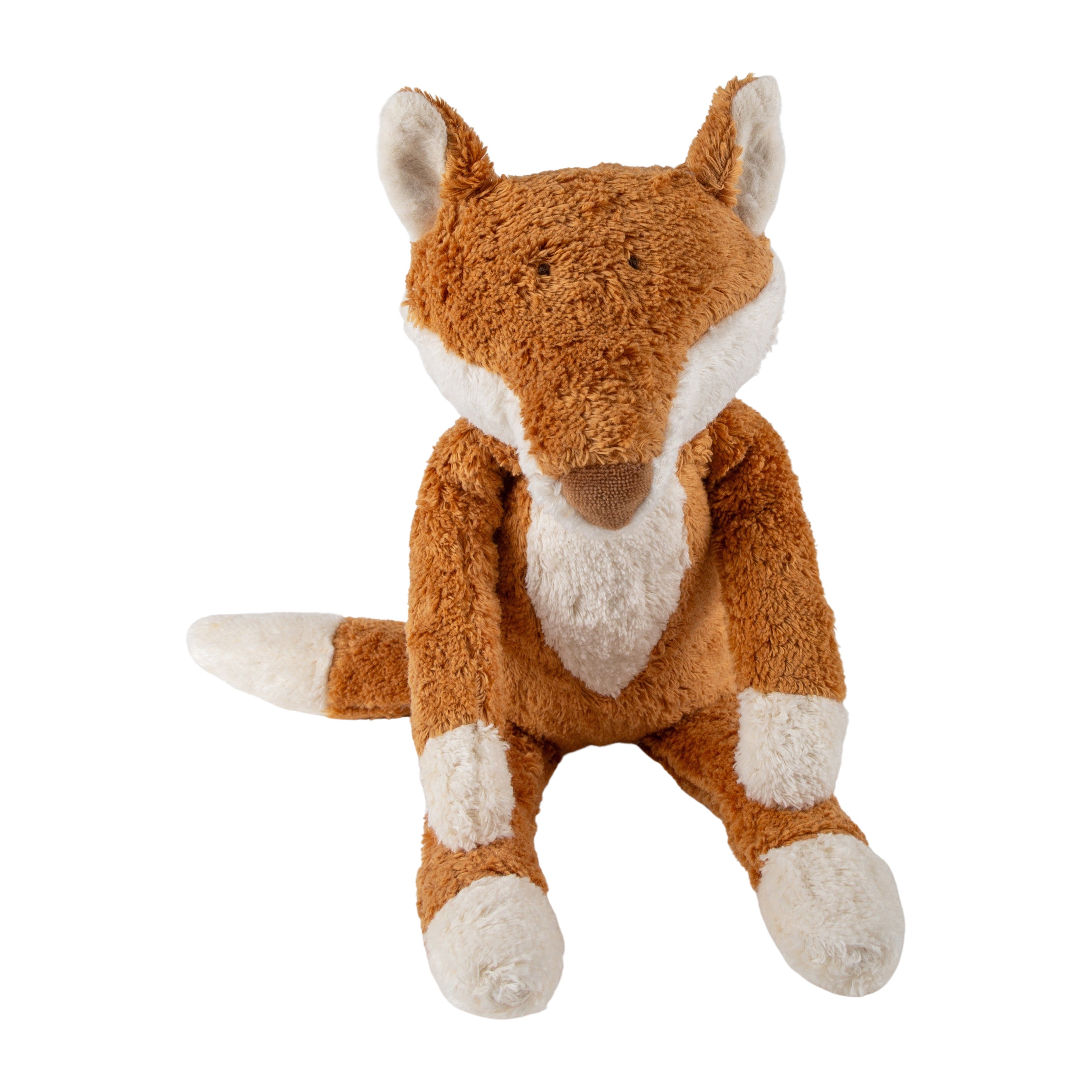Sigikid Fuchs sitzend mit weißem Hintergrund 