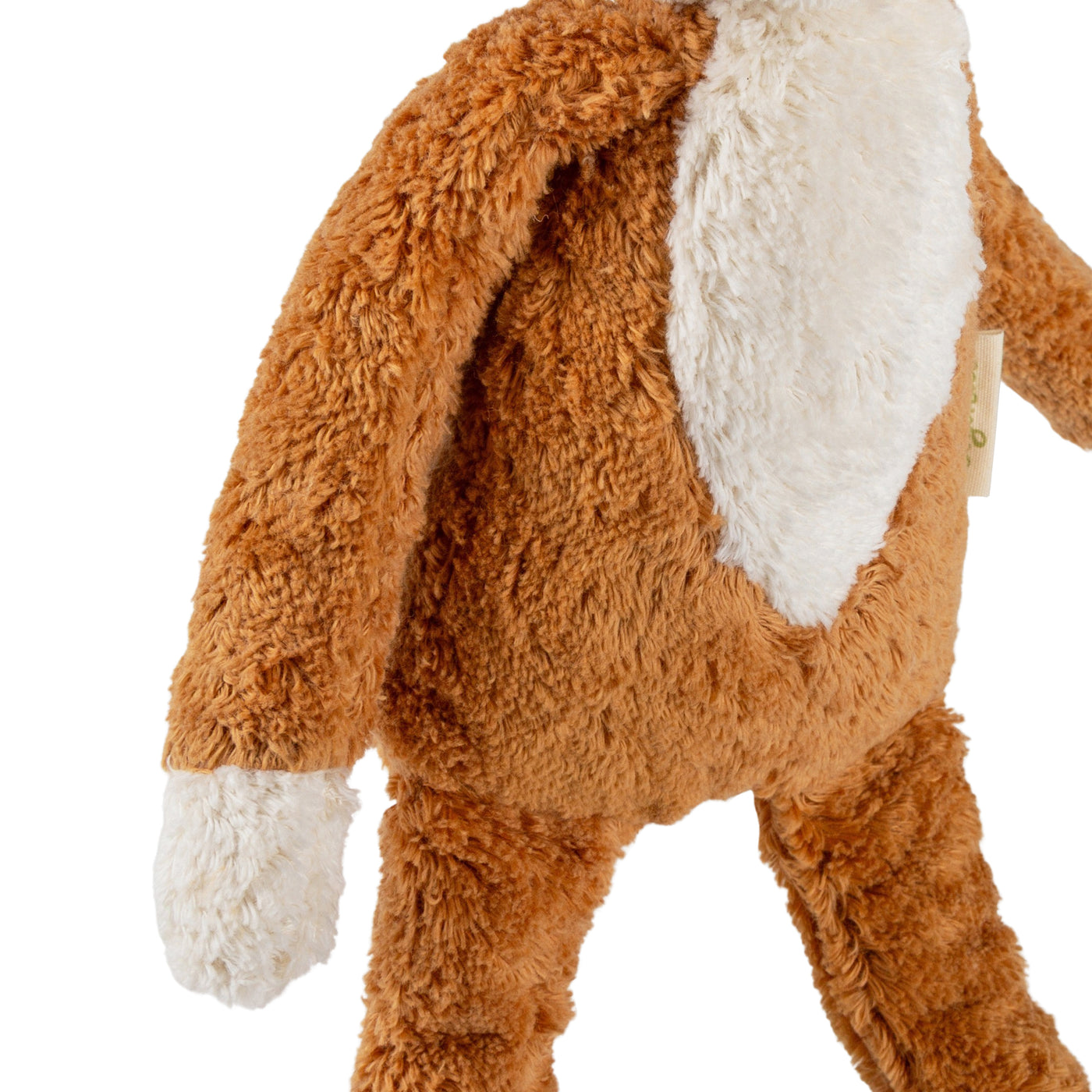 Sigikid Fuchs mit weißem Hintergrund Nahaufnahme Bauch
