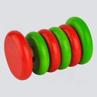 Klapper-Rassel "Tac-Tac" (rot/grün)