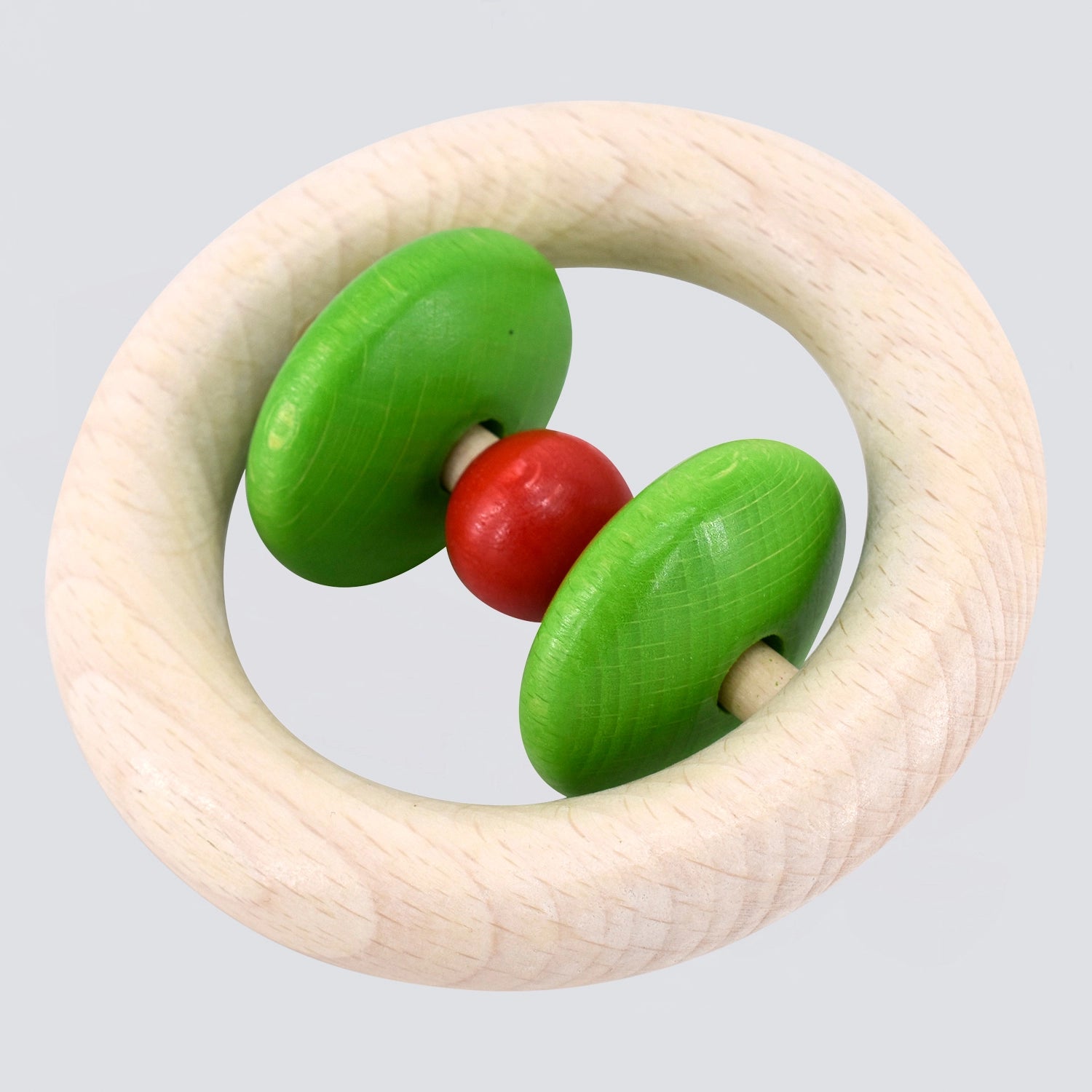 Klapper-Ring "Roti" (rot/grün)